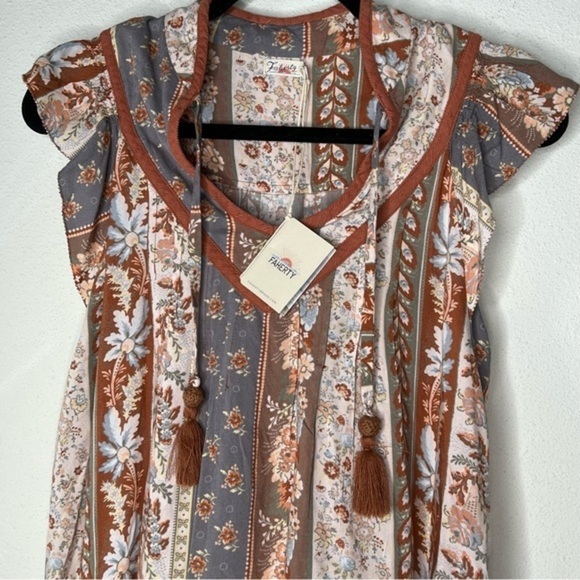 NWT Faherty Brooke Dress, Ashford Print, size XS - Picture 5 of 8
